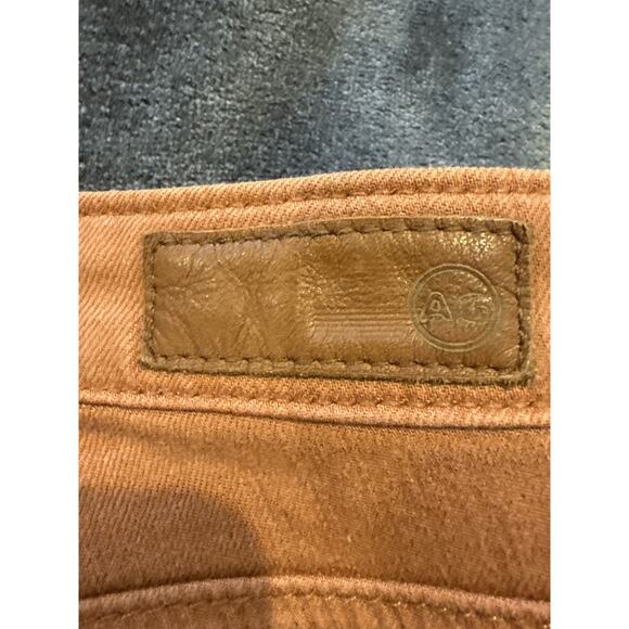 AG Adriano Goldschmied The Stevie Ankle Slim Straight Jeans 28R Orange Cotton B - Picture 4 of 12